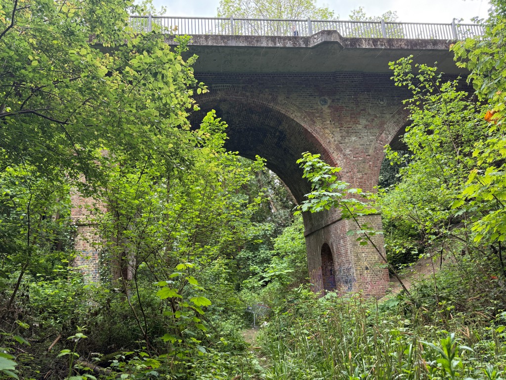Lot: 37 - JUST UNDER FIVE ACRES OF FORMER RAILWAY LAND WITH POTENTIAL - Land under bridge